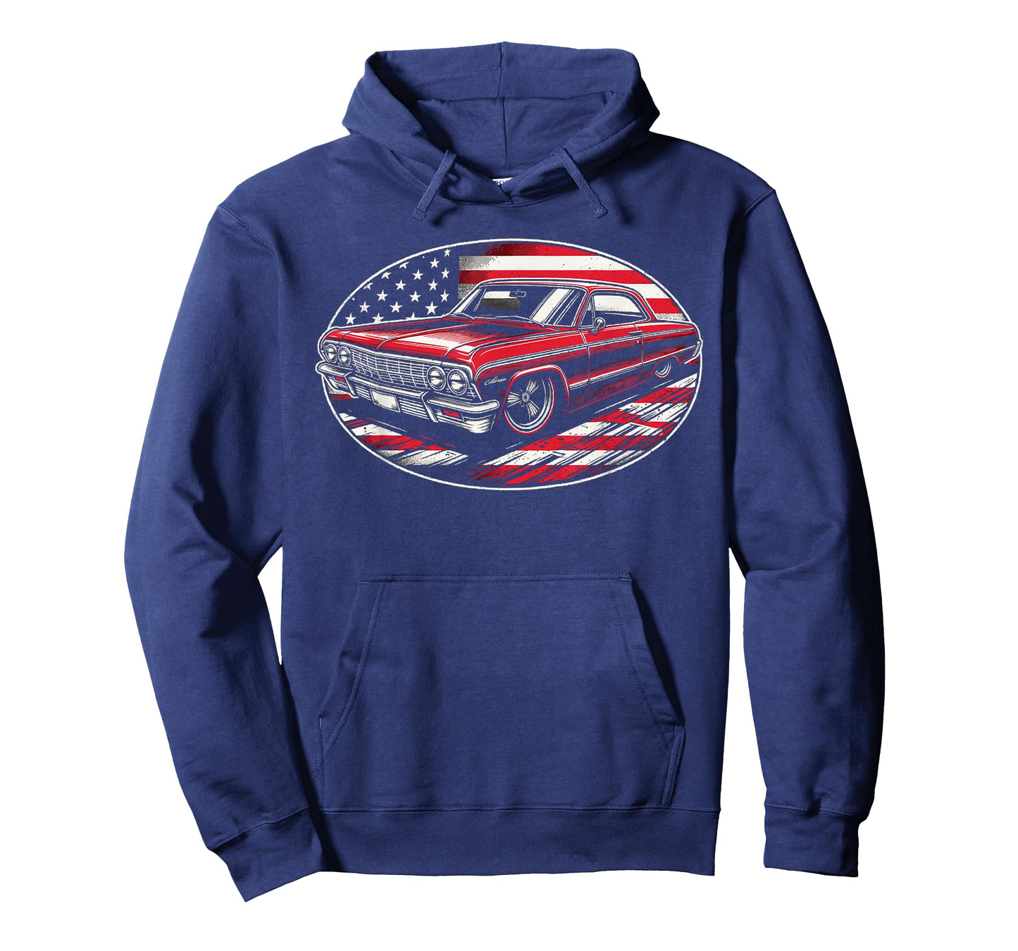 Old School 60's Impala Muscle Hot Rod Vintage Classic Car T-Shirt