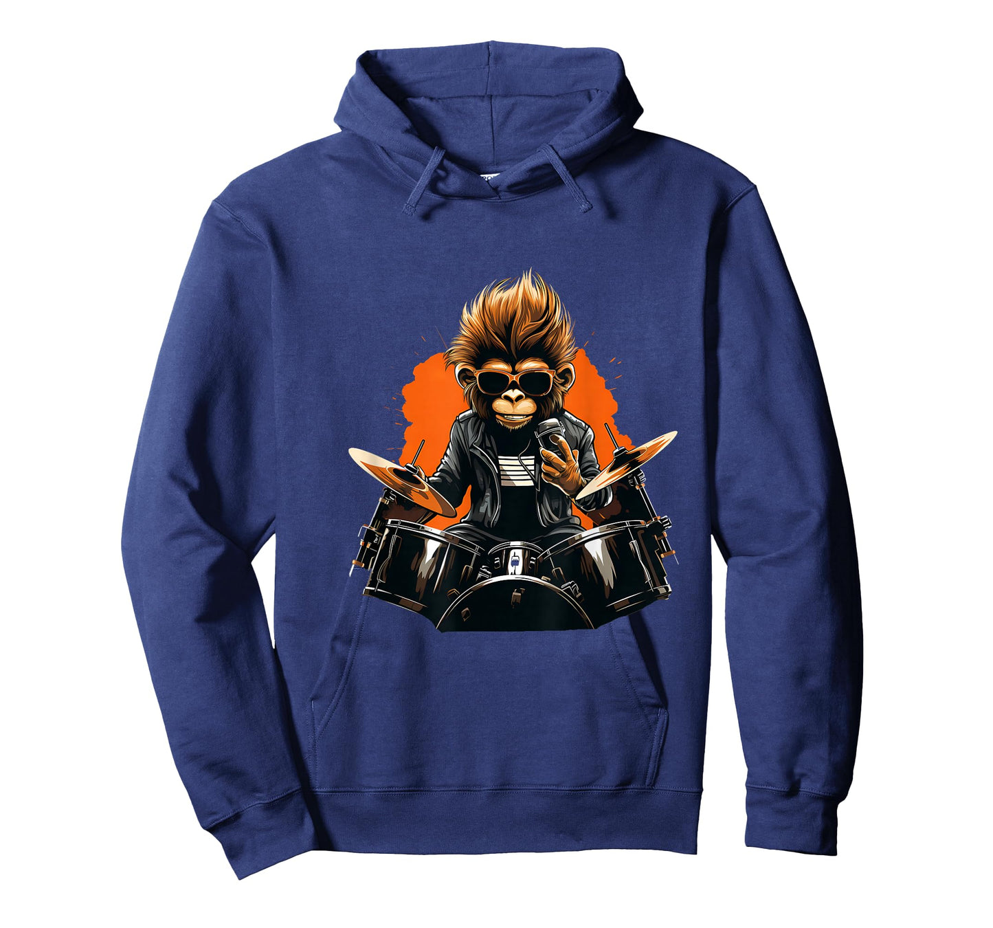 Monkey Playing Drums - Animal Monkey Lover Drum set T-Shirt