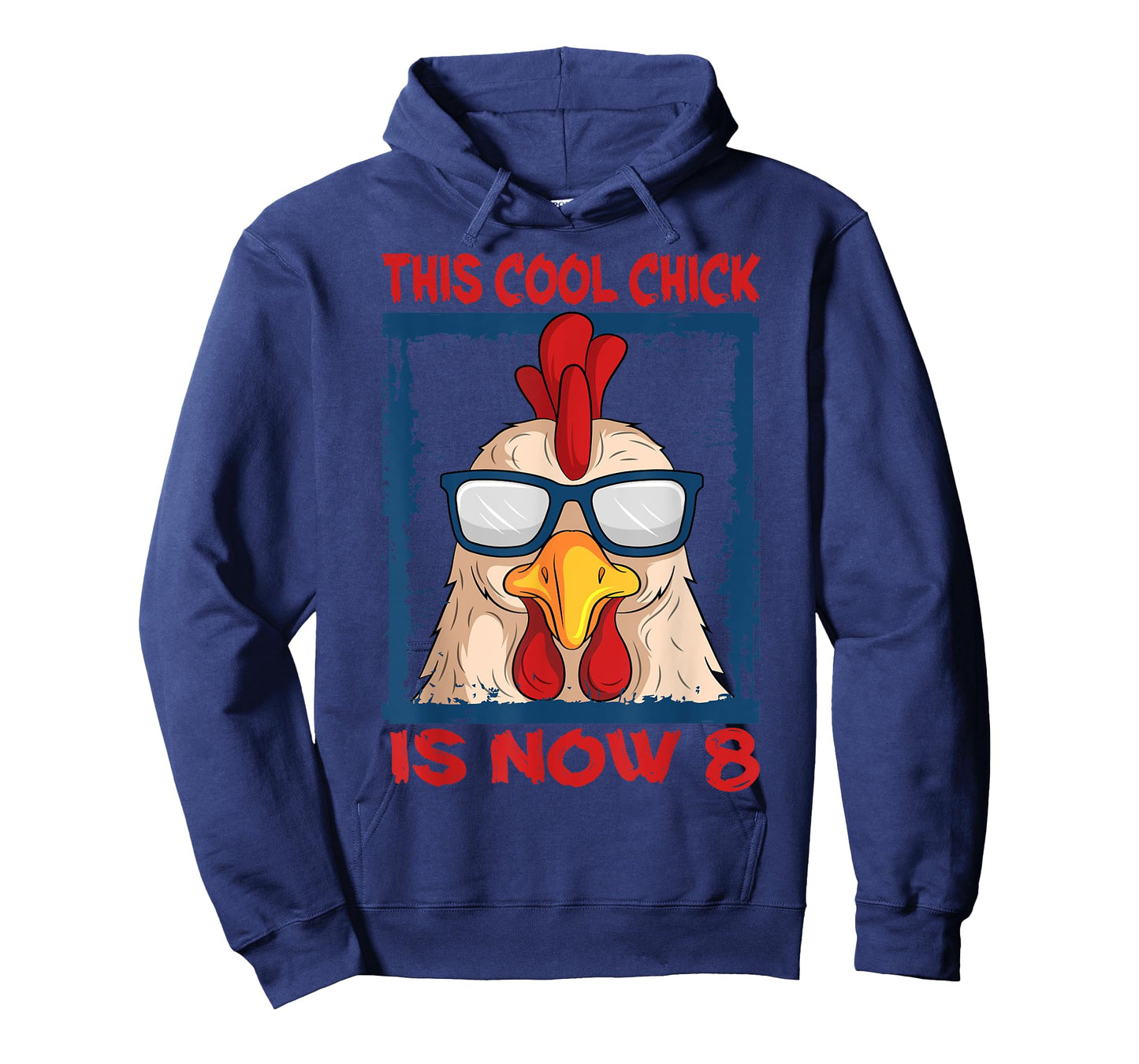 Chicken 8th Birthday Cool Chick Barnyard Farm Party Barn T-Shirt