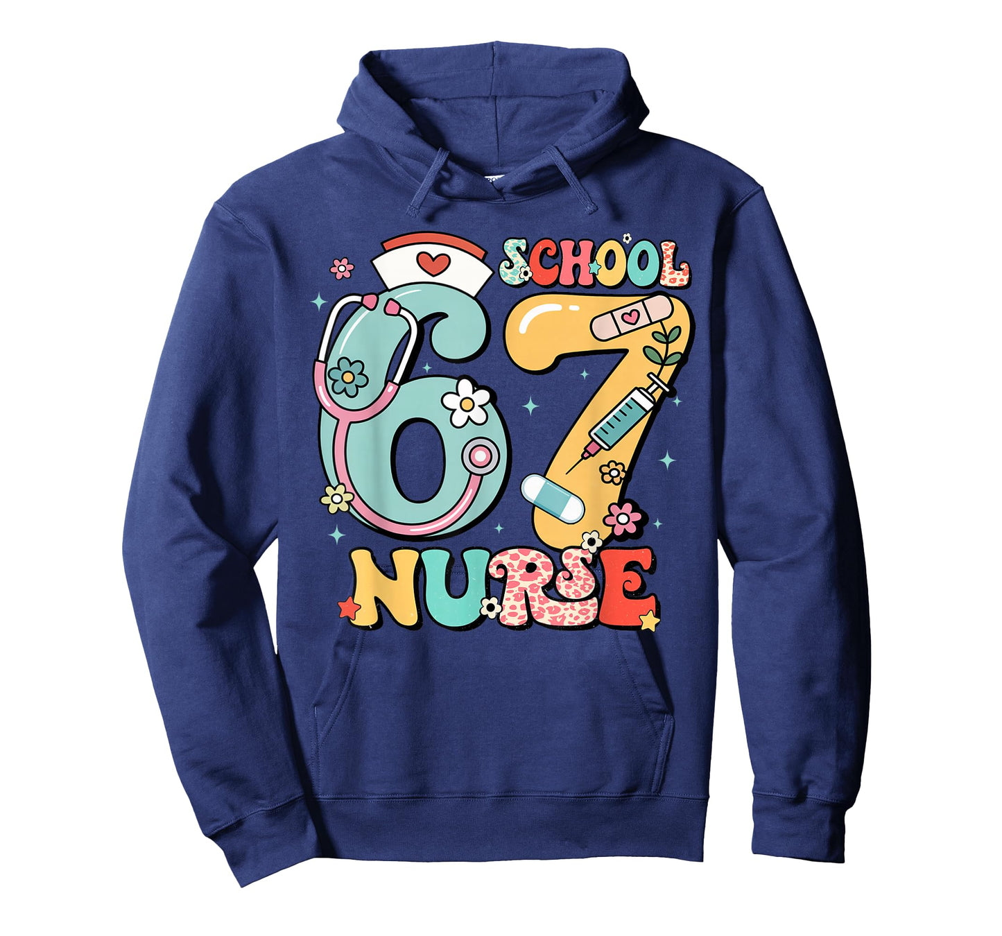 67 Meme Funny School Nurse Six Seven Meme T-Shirt