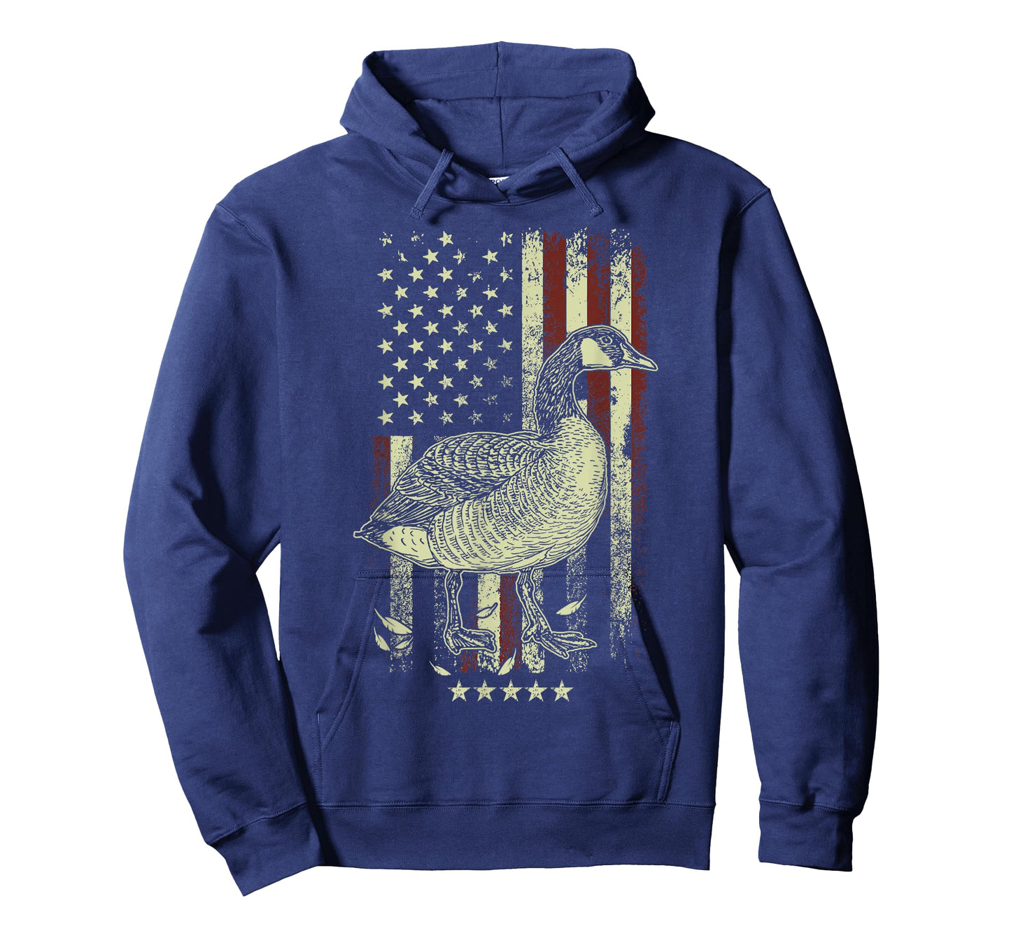 USA American Flag Hunters - Hunting Goose Bird Women Men T-Shirt