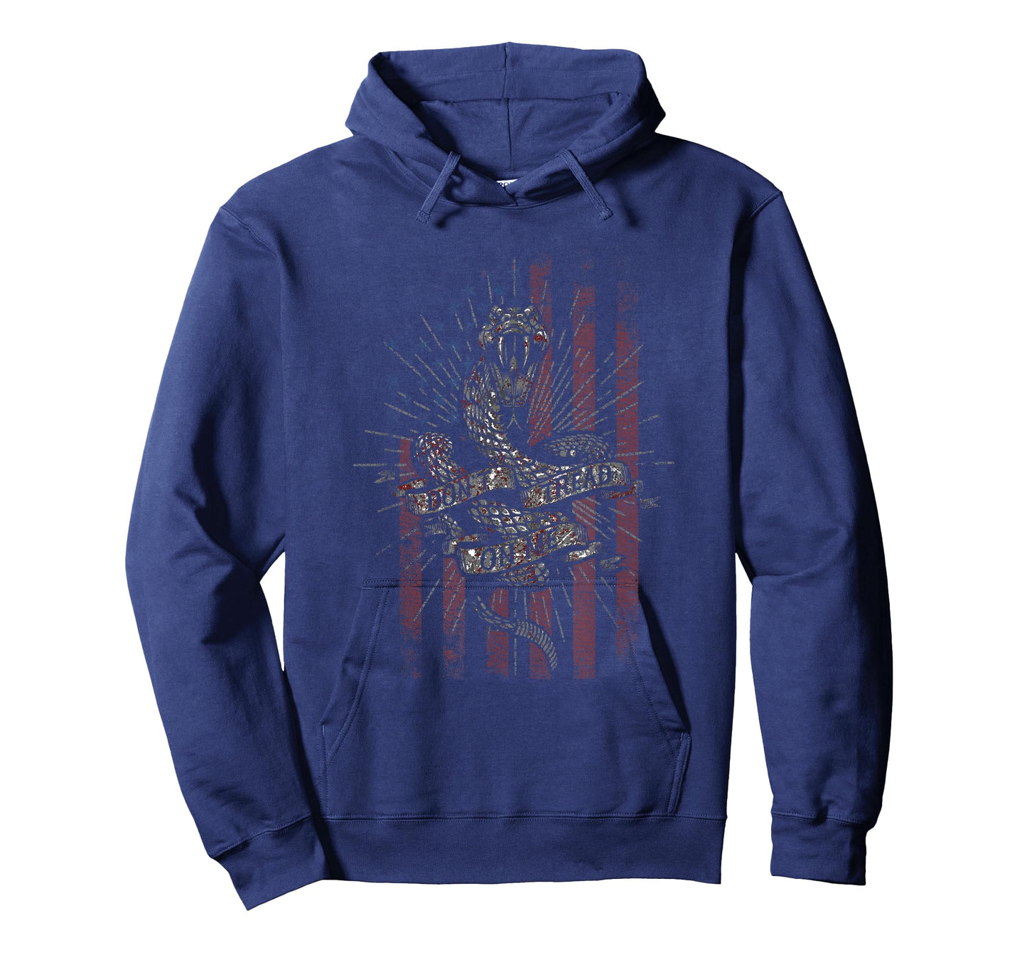 Trendy Don't Tread On Me Rattlesnake American Flag T-Shirt