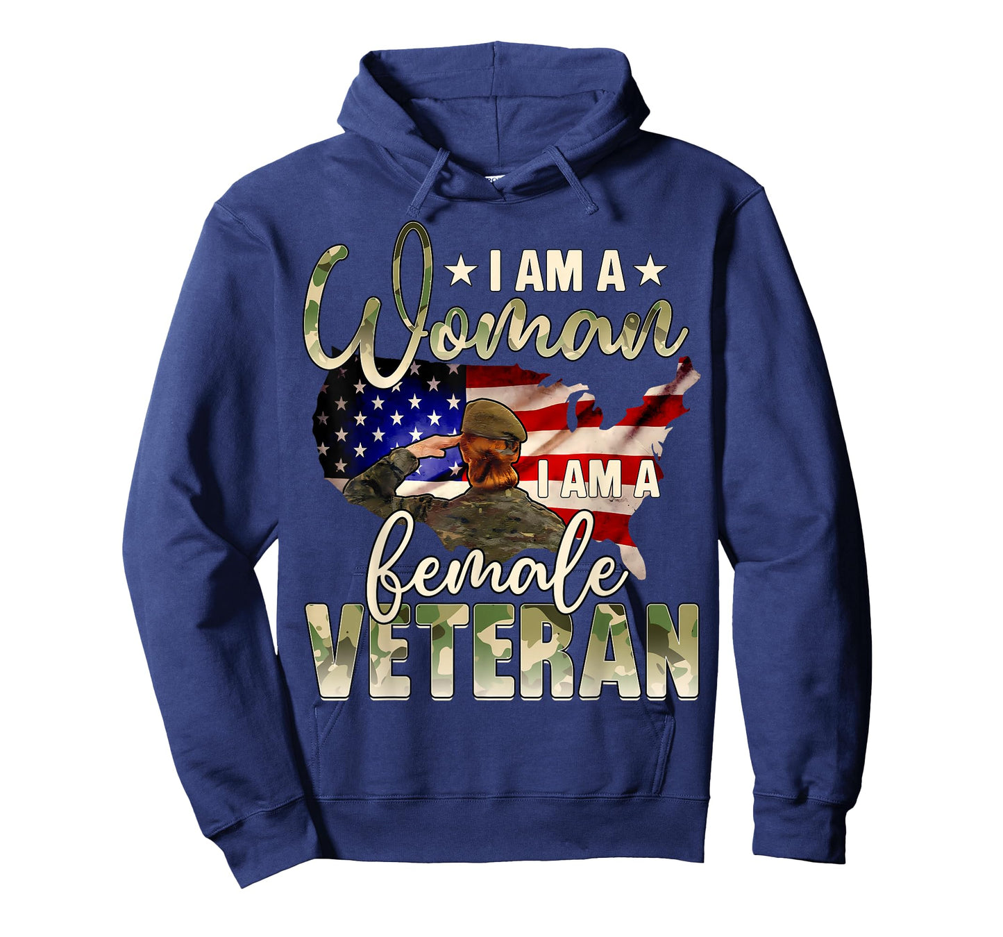 I Am A Woman I Am A Veteran Female Veteran Gift Veterans Day T-Shirt