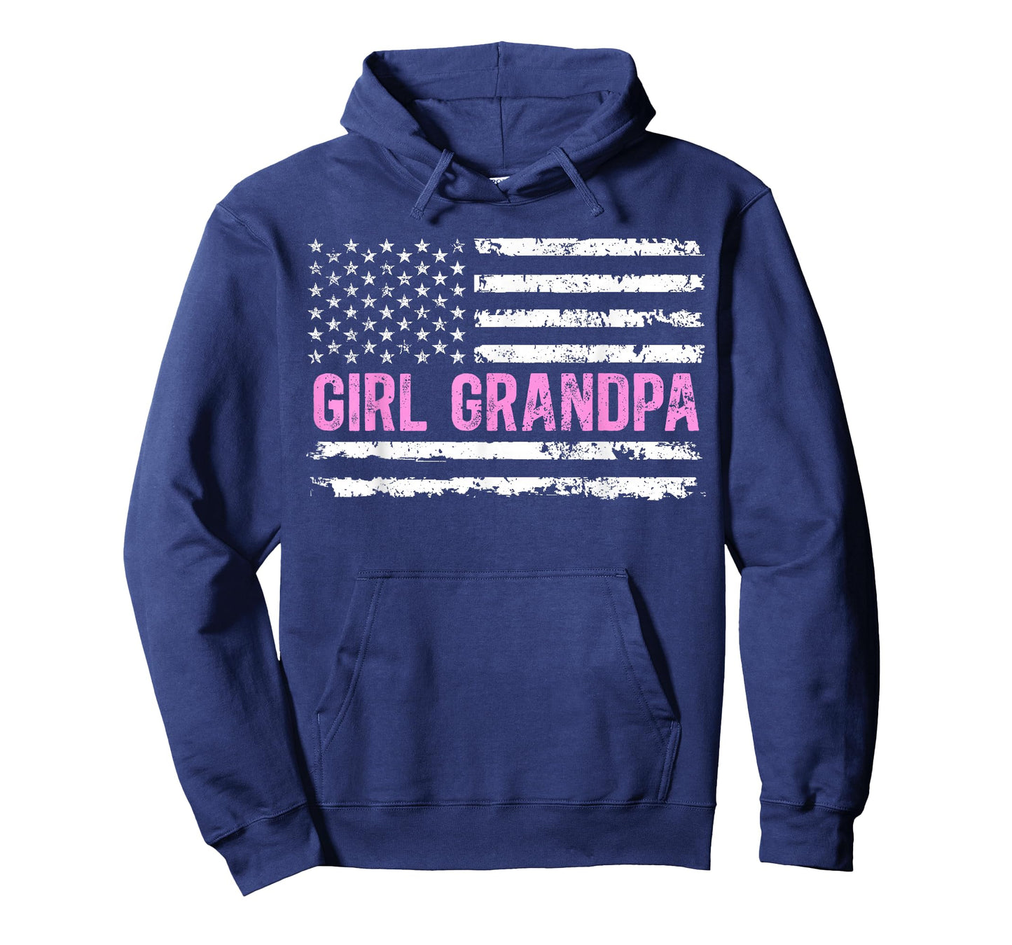 Girl Grandpa of Girls US Flag Girl Grandfather Girls Grandpa T-Shirt