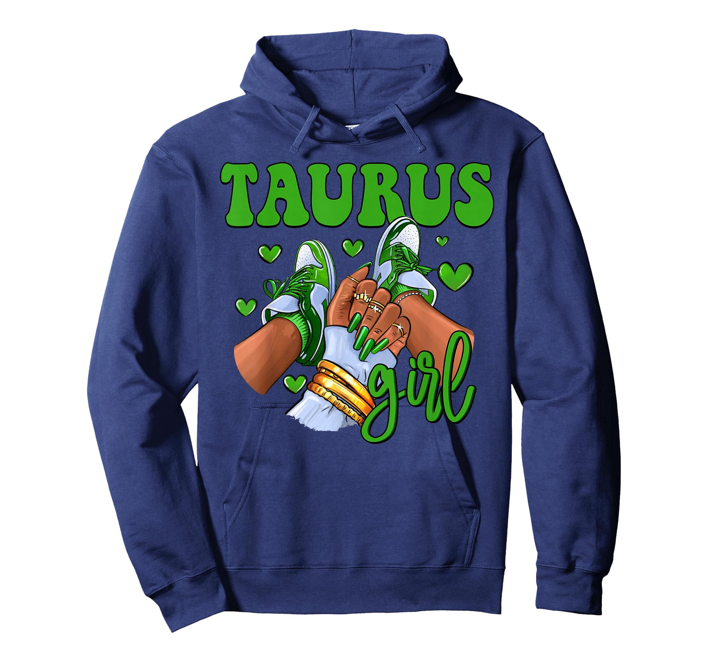 Taurus Girl Shoes Astrology Zodiac Sign Black Women T-Shirt