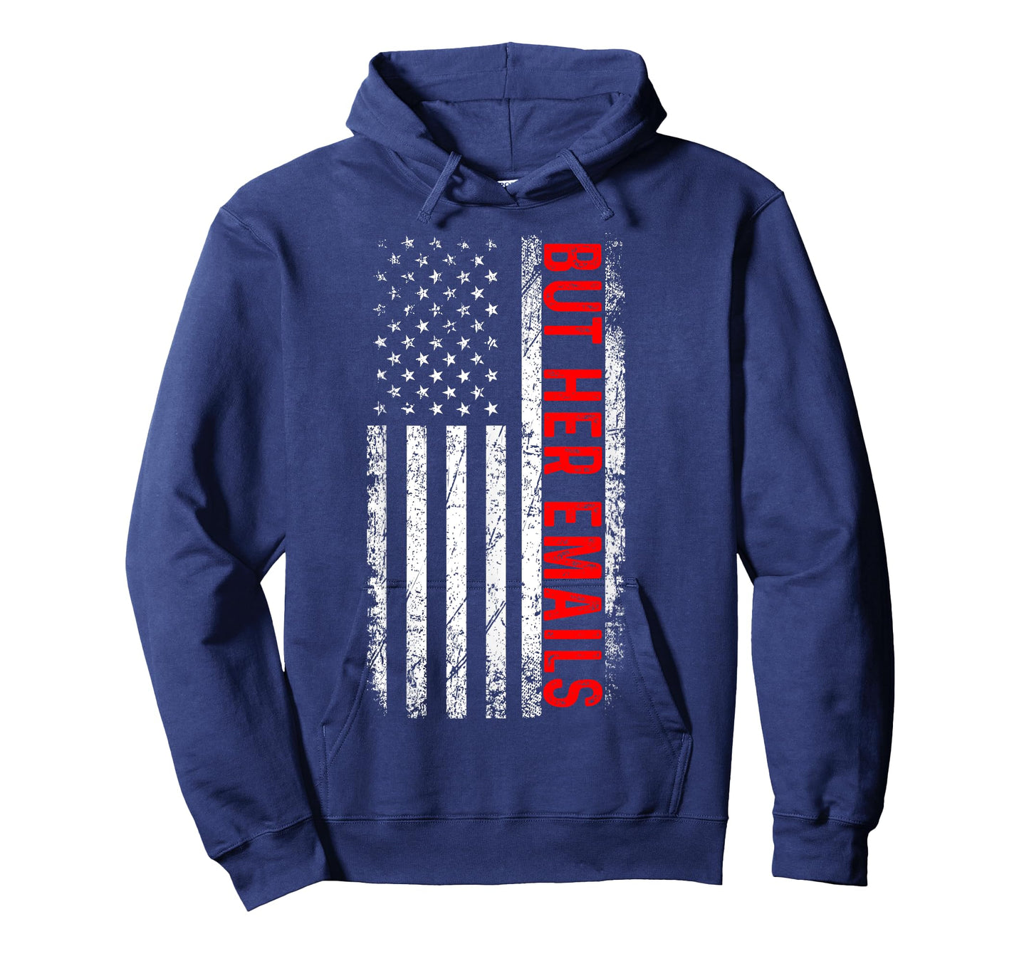 But Her Emails Shirt Retro Vintage USA Flag But Her Emails Women Men T-Shirt