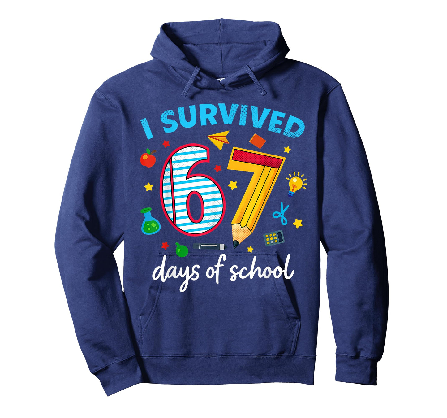 I Survived 67 Days of School Funny Meme Teacher Student T-Shirt