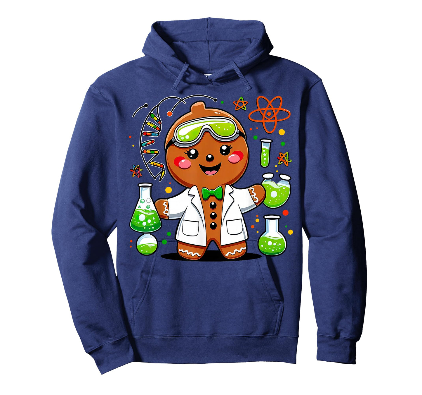Cute Gingerbread Science Teacher Chemistry Christmas Holiday T-Shirt