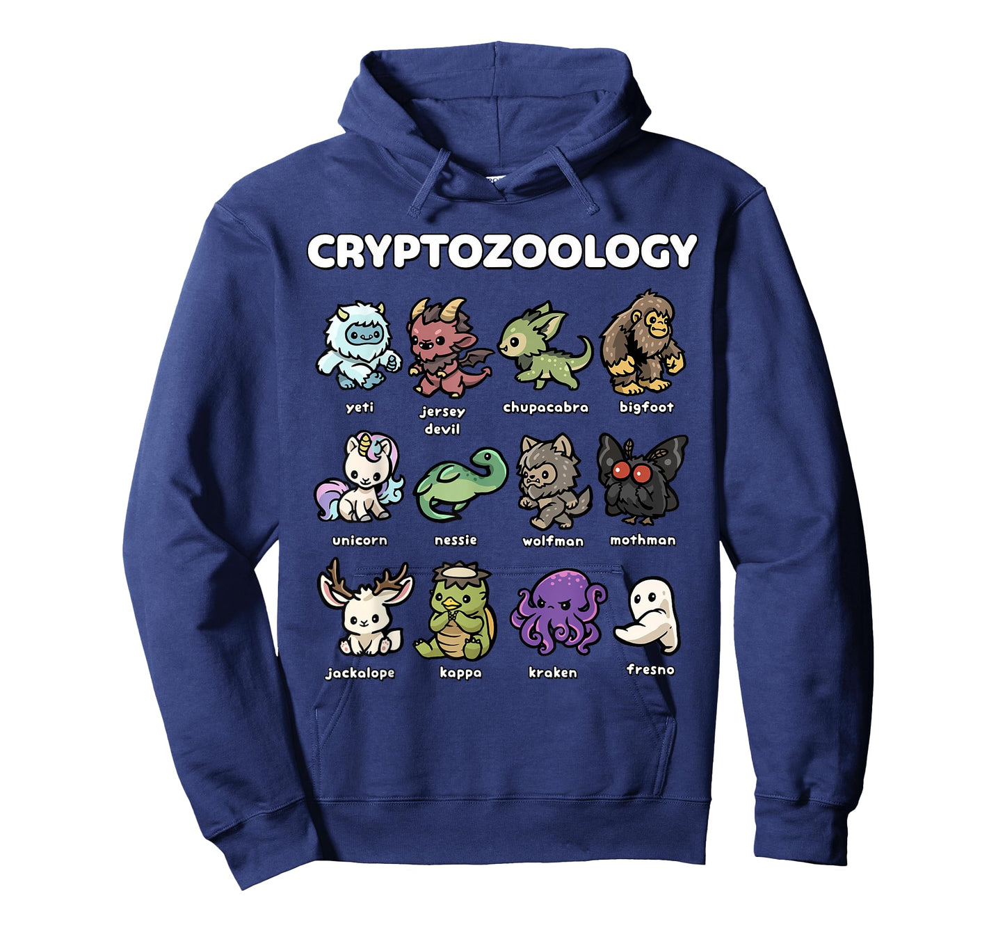 Cute Cryptozoology Creatures Kawaii Mythical Beasts T-Shirt