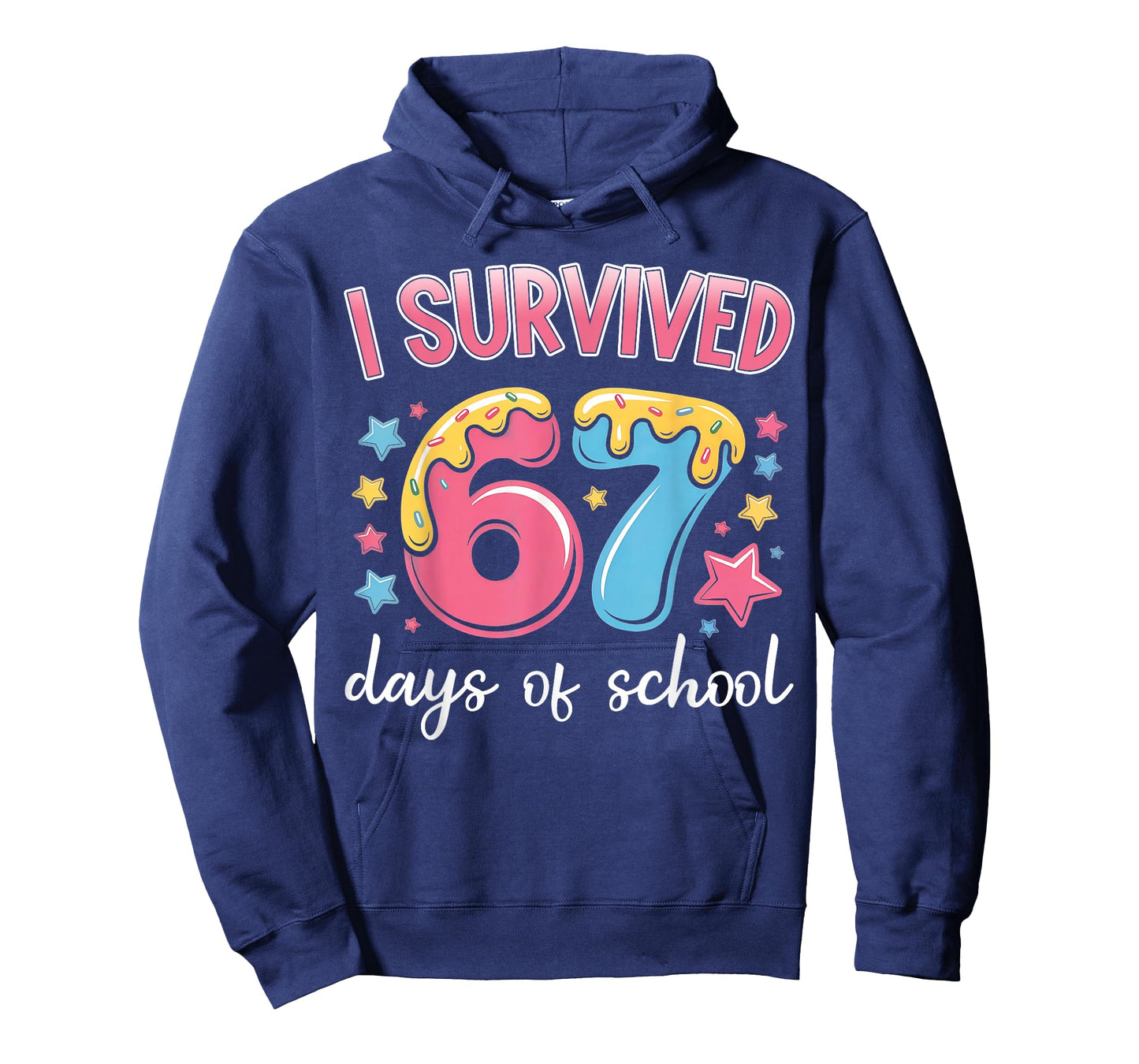 I Survived 67 Days of School Funny 67 Teachers Students Meme T-Shirt