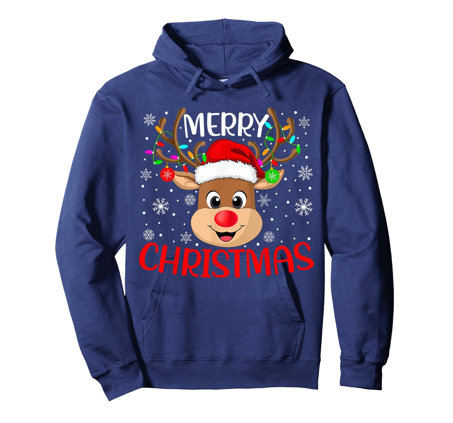 Merry Christmas Reindeer Xmas Family Matching Men Women Kids T-Shirt