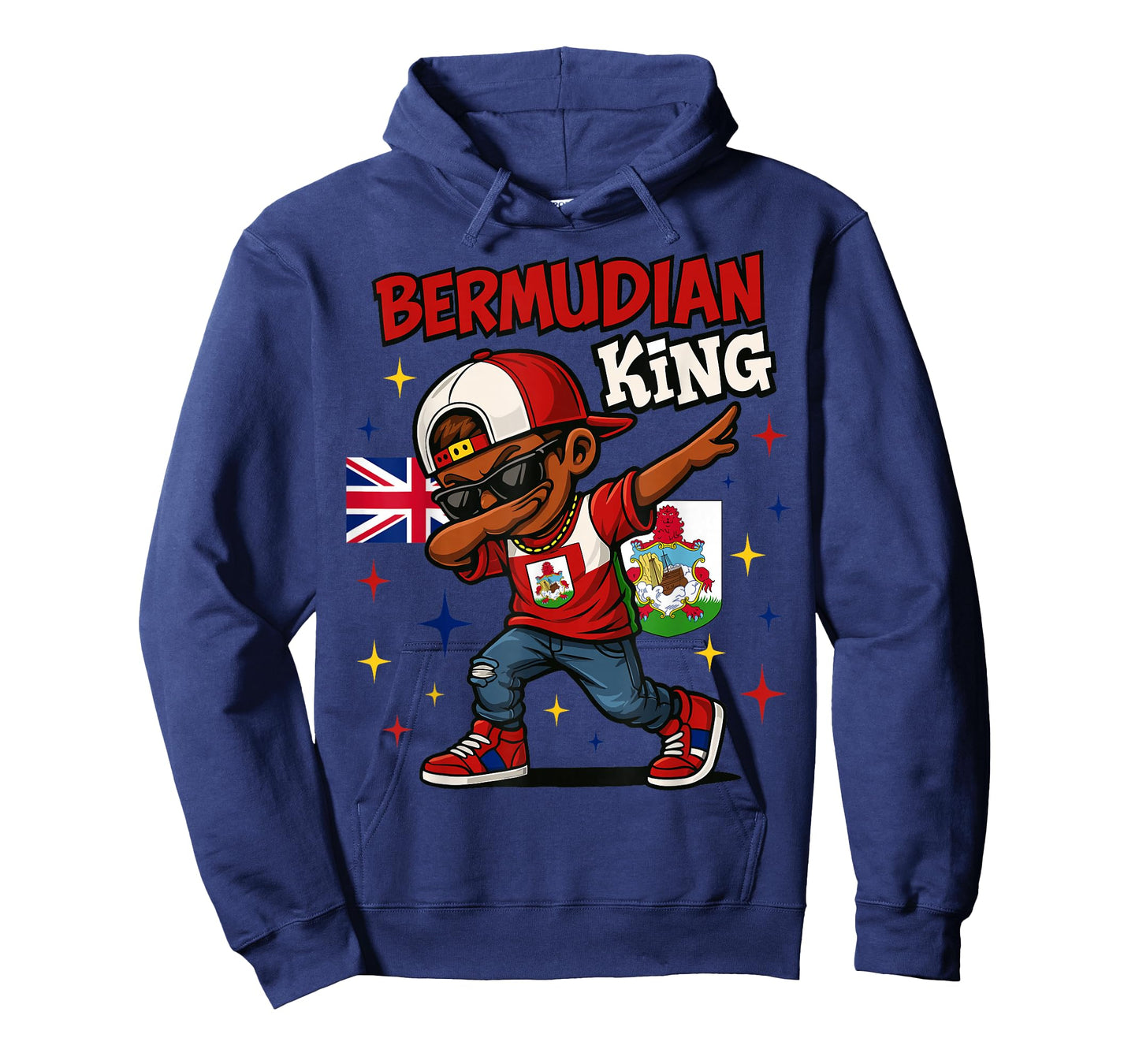 Dab Boy Bermuda Flag Pride Cool Bermudian for Boys Kids T-Shirt