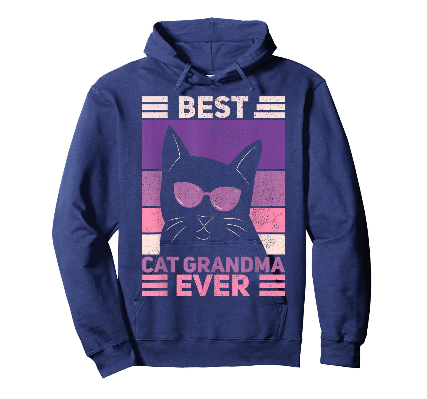 Best Cat Grandma Ever Women Cat Lover Funny Black Cat Themed T-Shirt