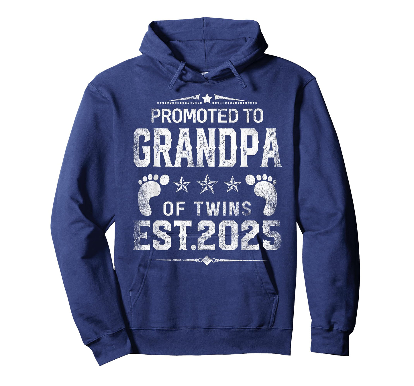 Promoted to Grandpa of twins 2025 New Grandpa Father's day T-Shirt