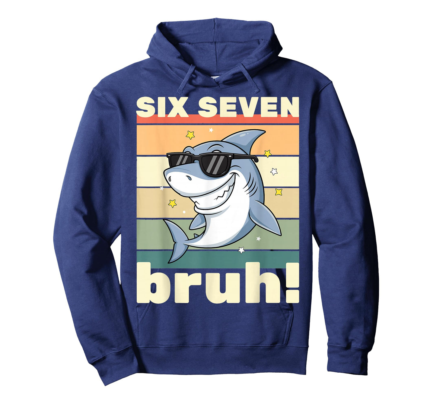 67 Meme Funny Six Seven Bruh 6-7 Meme Kids Boys Girls Shark T-Shirt