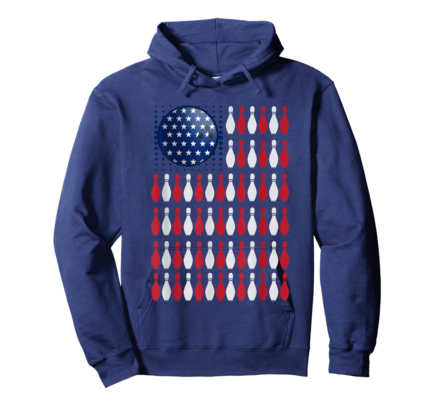 American Flag Bowling | Bowler Gifts for Bowling Team T-Shirt