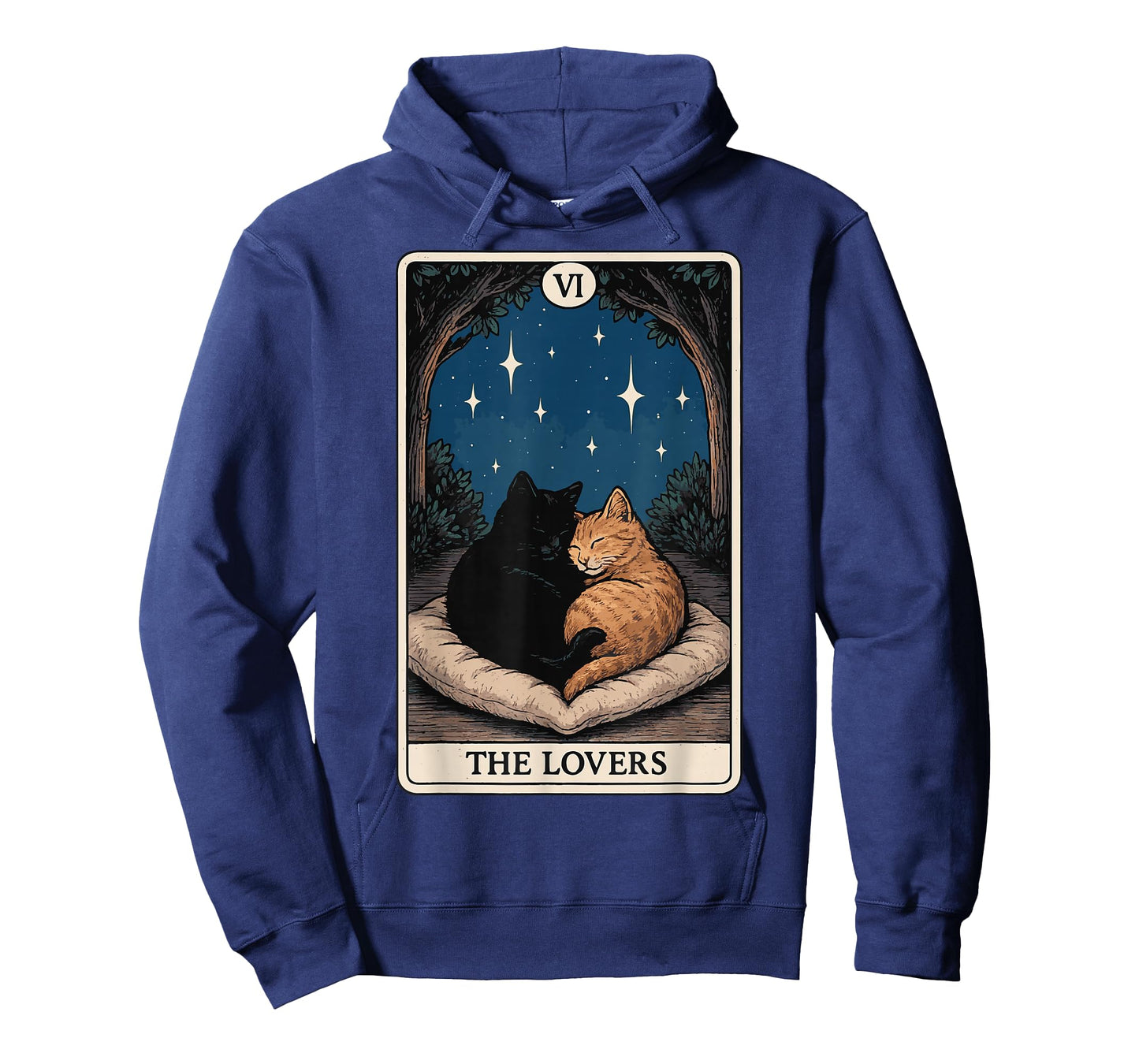 The Lovers Cat Tarot Card T-Shirt