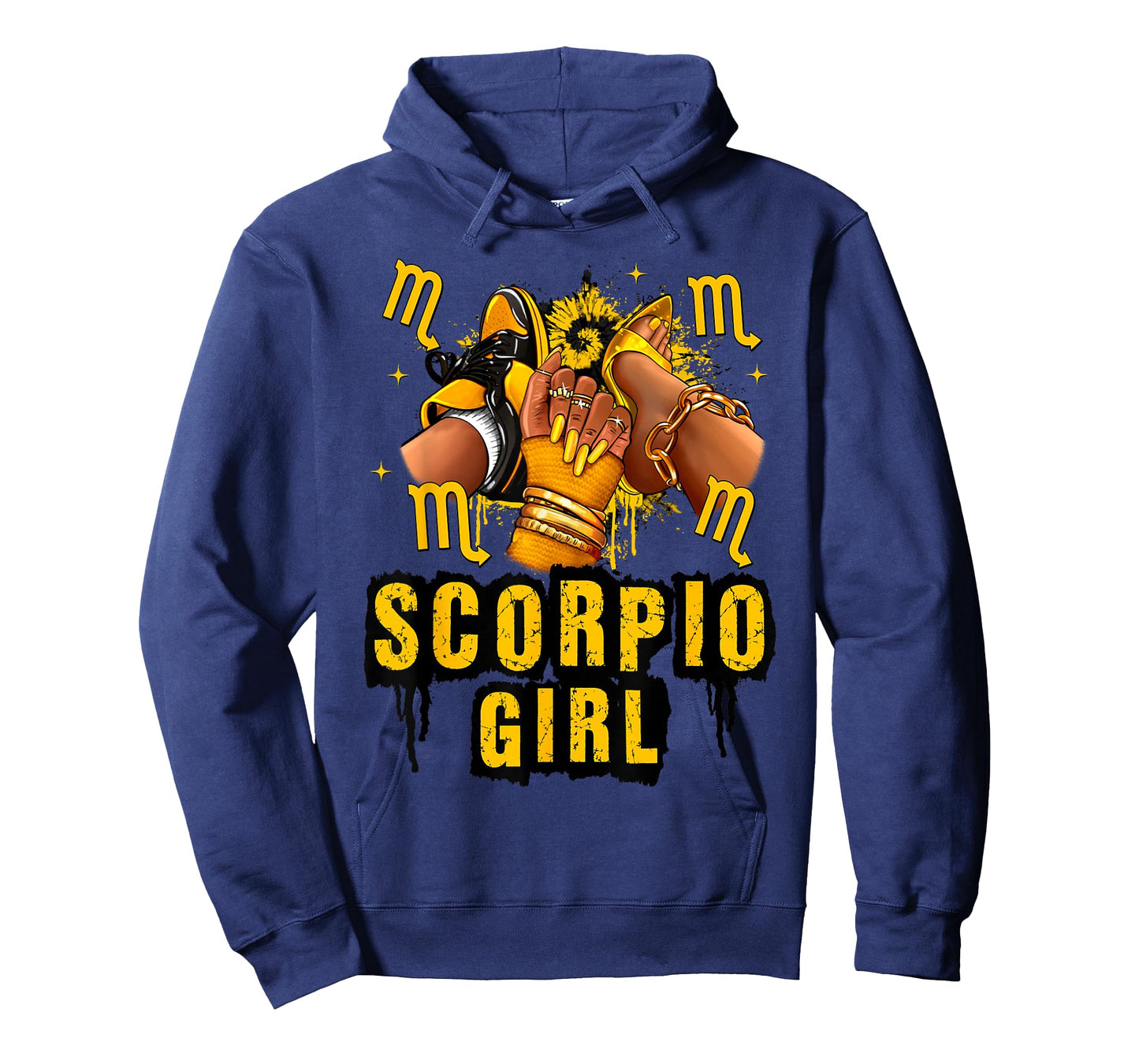 Scorpio Girl Birthday Black Woman High Heel Shoe Zodiac T-Shirt