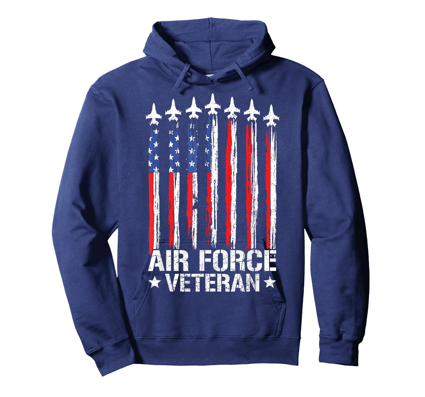 Patriotic US Air Force Veteran Flag USA American USAF Vet T-Shirt