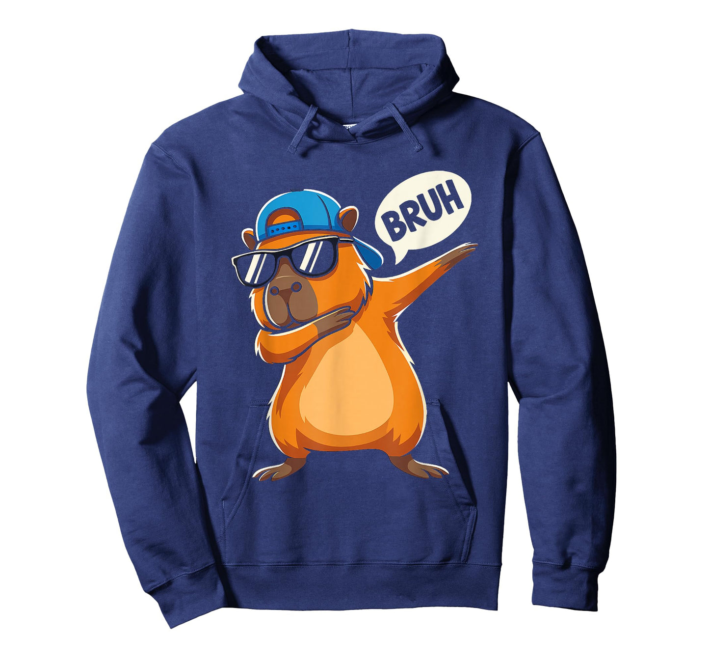 Bruh Cute Dabbing Capybara Animal Boys Men Kids T-Shirt