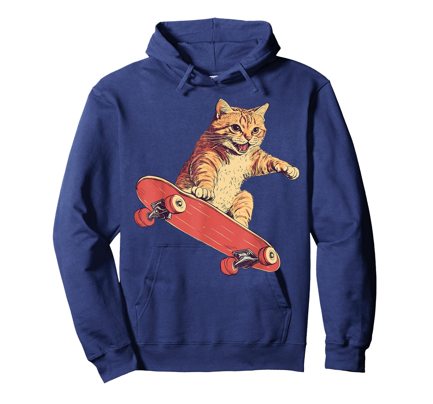 Funny Cat On A Skateboard Skateboarding T-Shirt