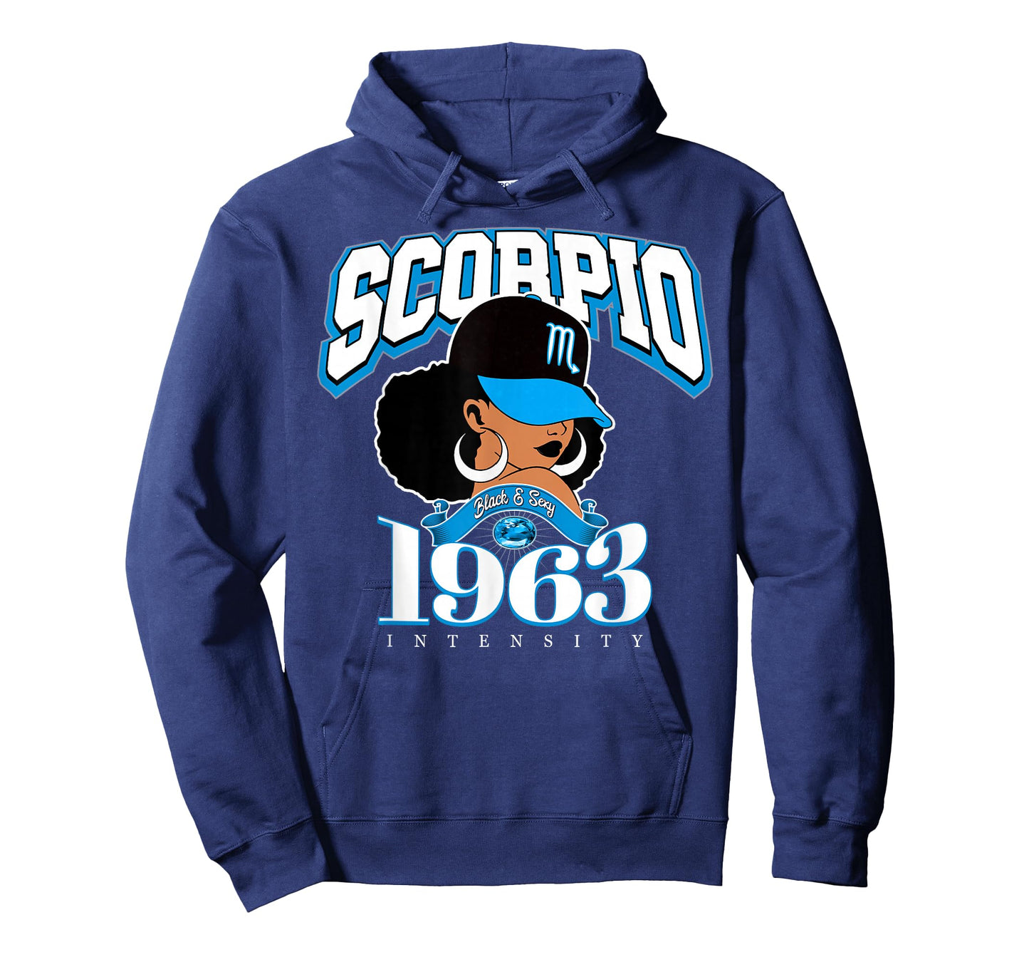 Scorpio 1963 Melanin Goddess Astrology Clothing T-Shirt