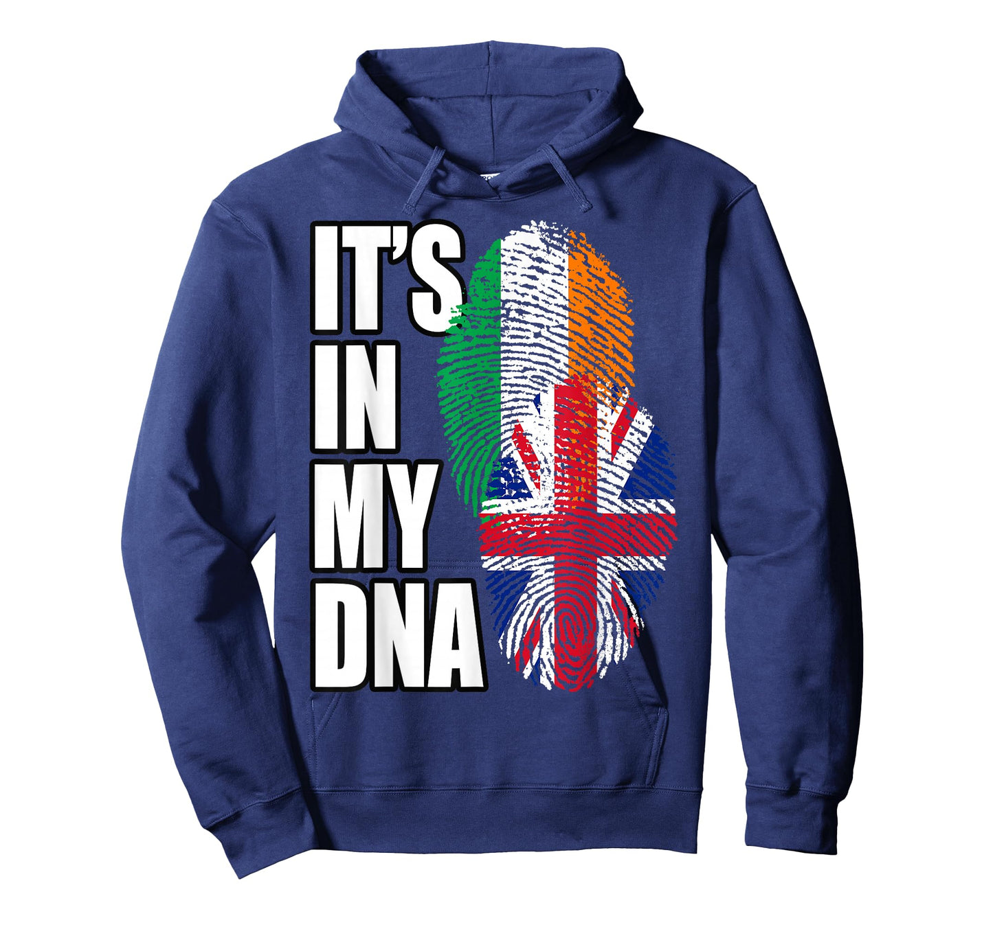 British And Irish Mix DNA Flag Heritage T-Shirt