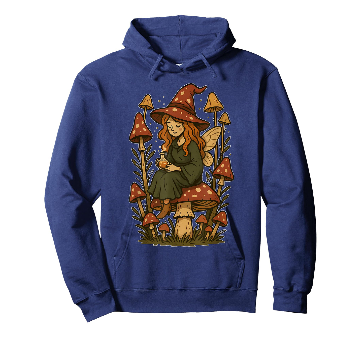 Forest Witch Fairy on Mushroom T-Shirt