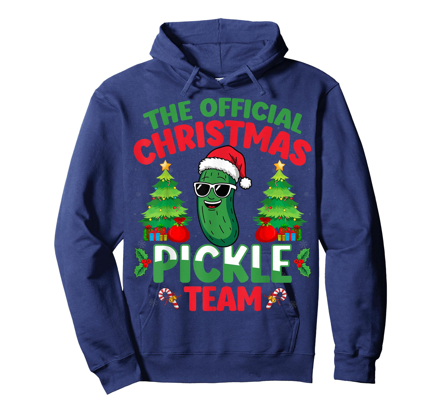 Pickle Wearing Santa Hat Xmas Party - Christmas Pickle Team T-Shirt