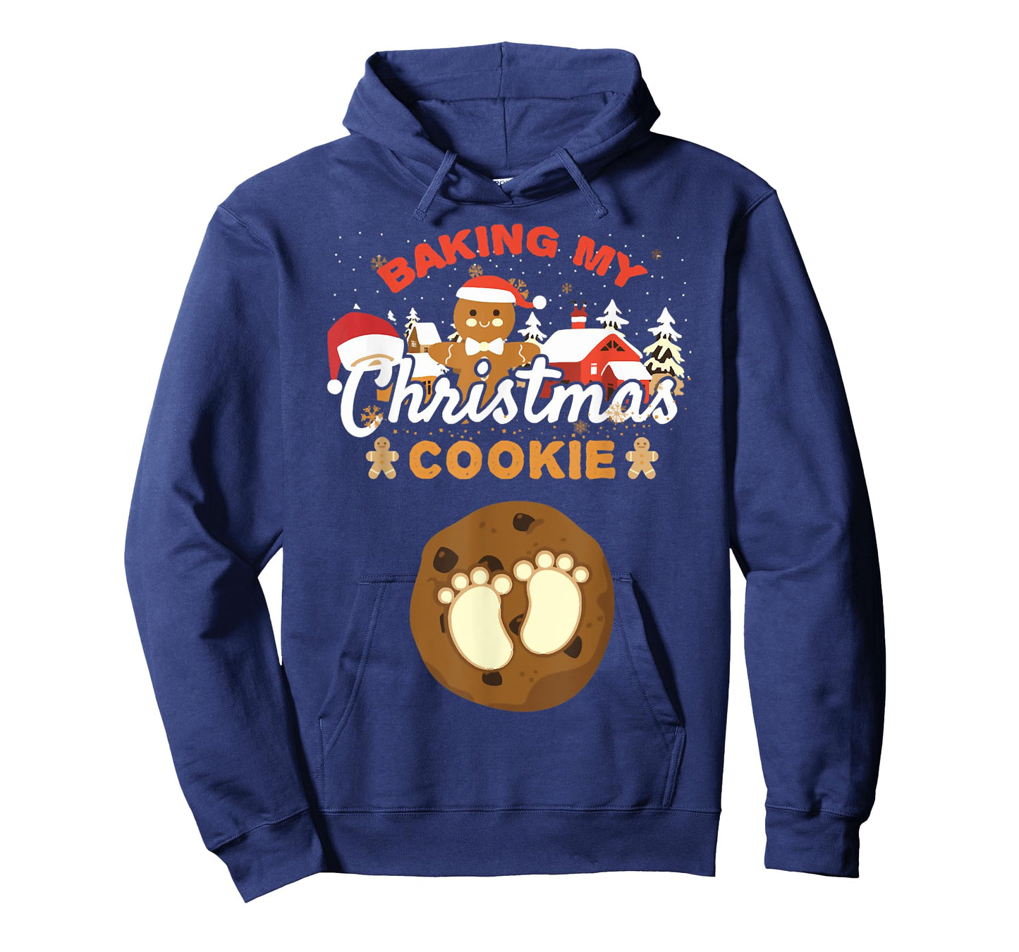 Baking My Christmas Cookies Pregnancy Xmas Gingerbread T-Shirt
