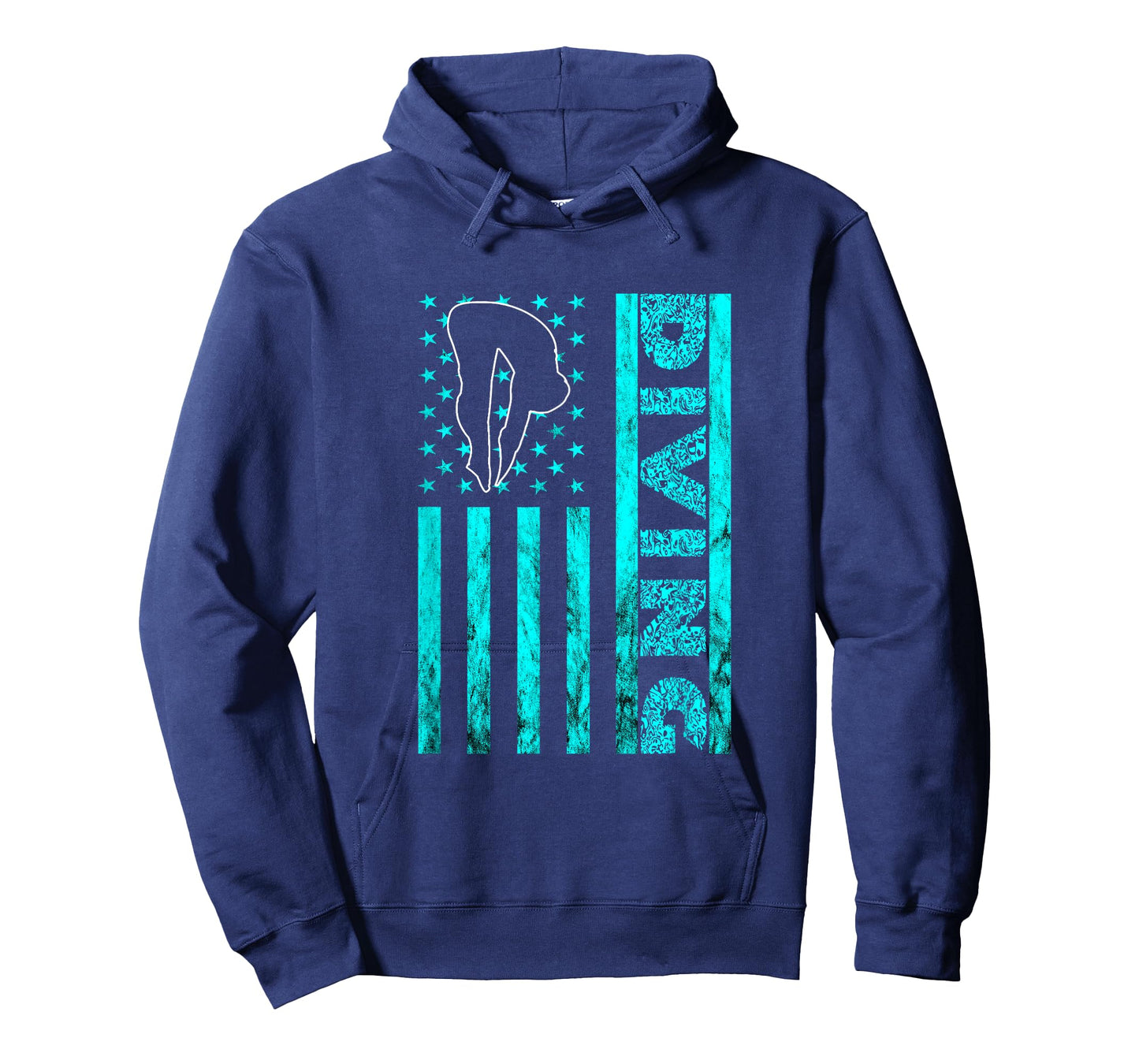 America USA Springboard Diving Platform Diver Water Sport T-Shirt