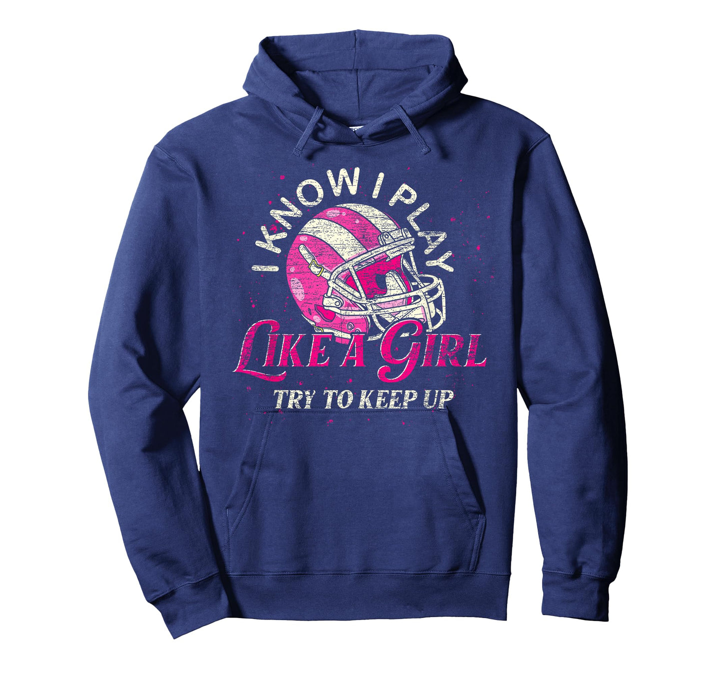 Funny American Football Player Women Girls Football T-Shirt