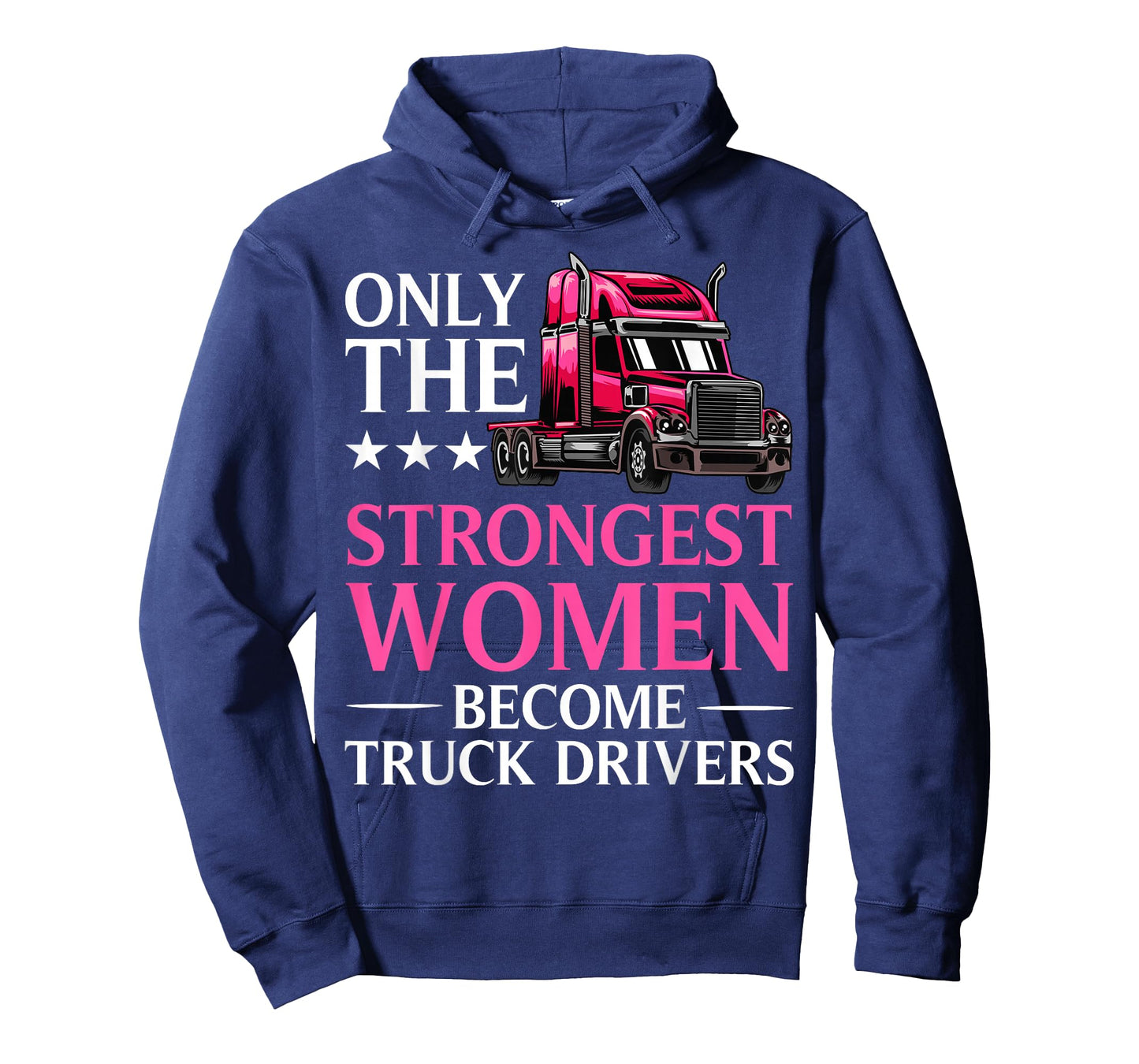 Funny Female Truck Driver Design for Women Girls Trucking T-Shirt
