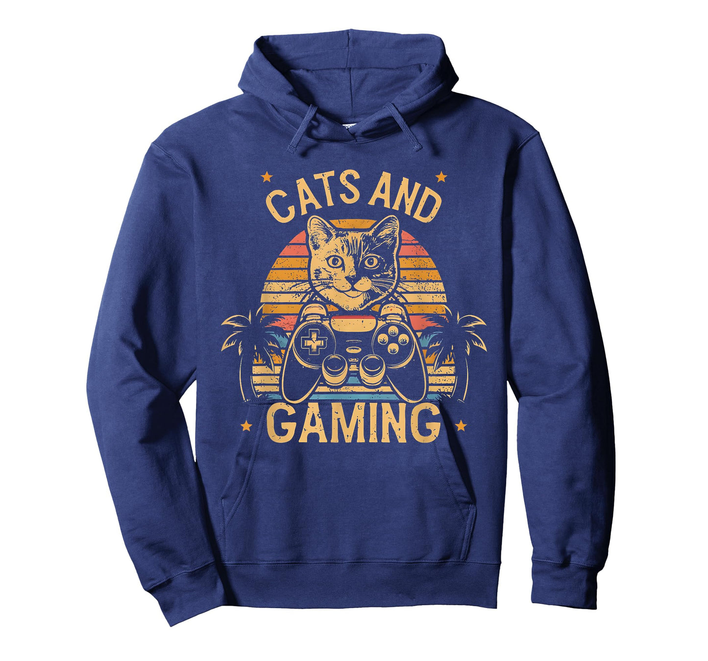 Cats And Gaming Game Cats Gaming Kitty Lover Gaming And Cats T-Shirt