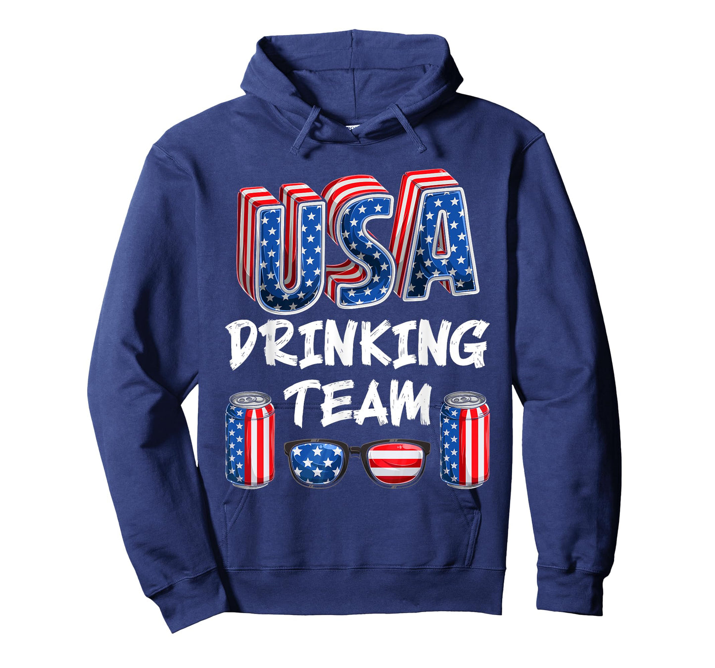 USA Drinking Team America Party US Patriots Party fan T-Shirt