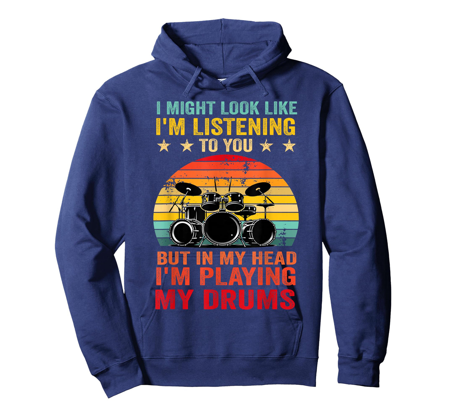 Funny Drummer Men Women Drumline Drumming Musical Instrument T-Shirt