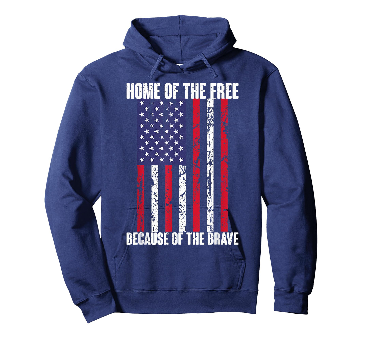 American Flag Veteran: Home Of The Free Because Brave T-Shirt