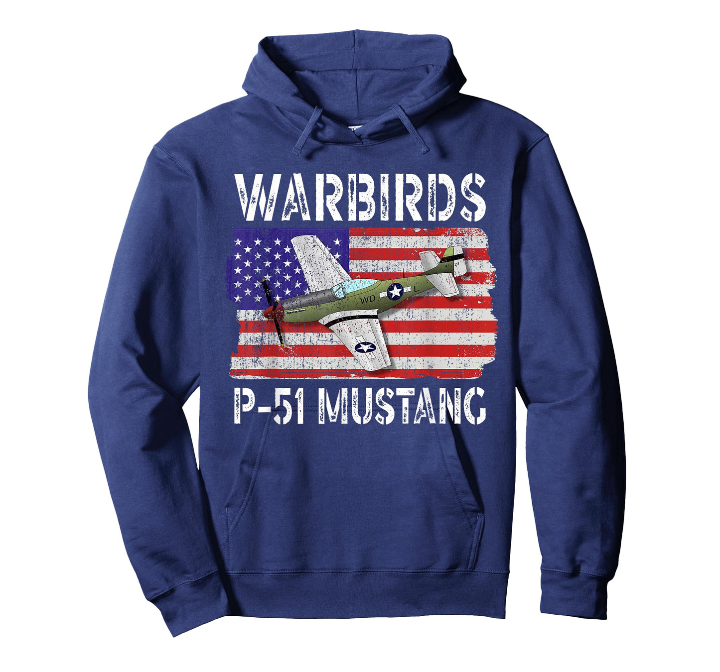 WW2 Warbird P51 Mustang American Airplane Boys Girls Kids T-Shirt