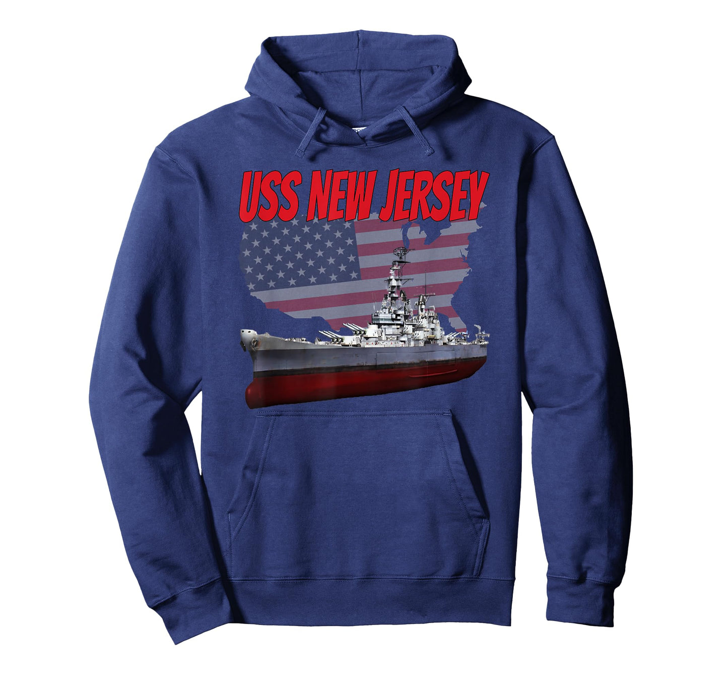 WW2 Battleship USS New Jersey BB-62 World War 2 Ship Boys T-Shirt