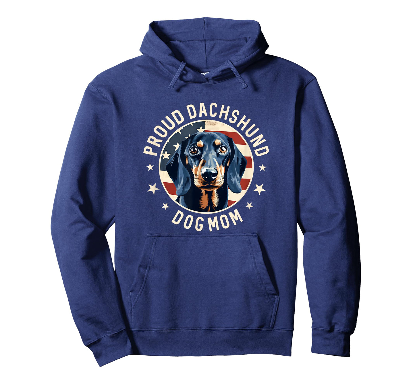 Proud Dachshund Mom American Flag, Dachshund Dog Mom T-Shirt