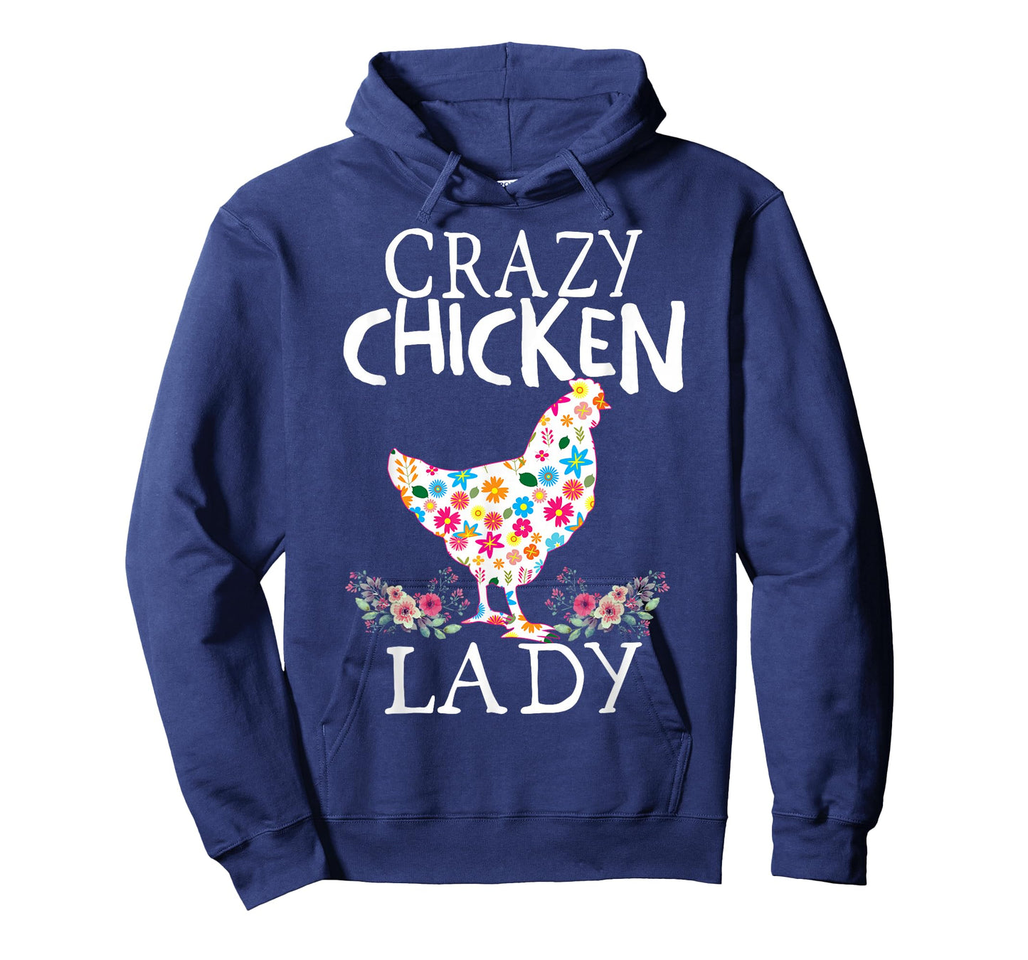 CRAZY Chicken Lady Funny Chicken Lovers for Women Girls T-Shirt
