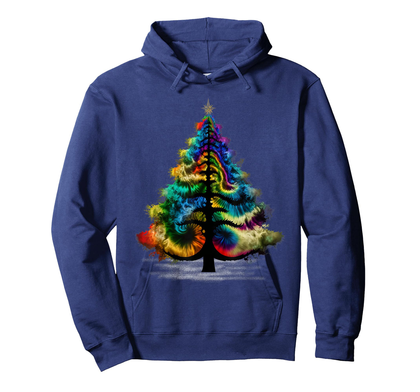 Christmas Tree Tie Dye Colorful Shirt Men Women Cute Tree T-Shirt