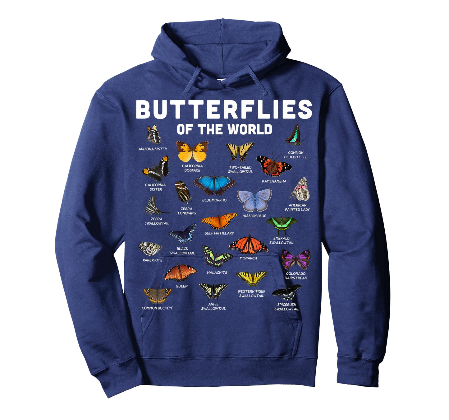 Butterfly Shirt Butterflies Of The World Butterfly Lover T-Shirt