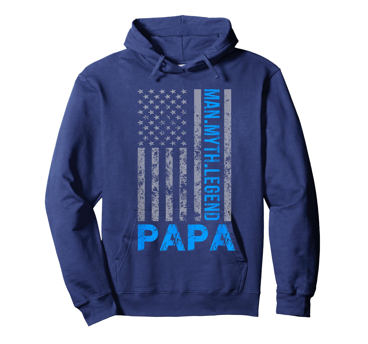 Papa American Flag Man Myth Legend T-Shirt
