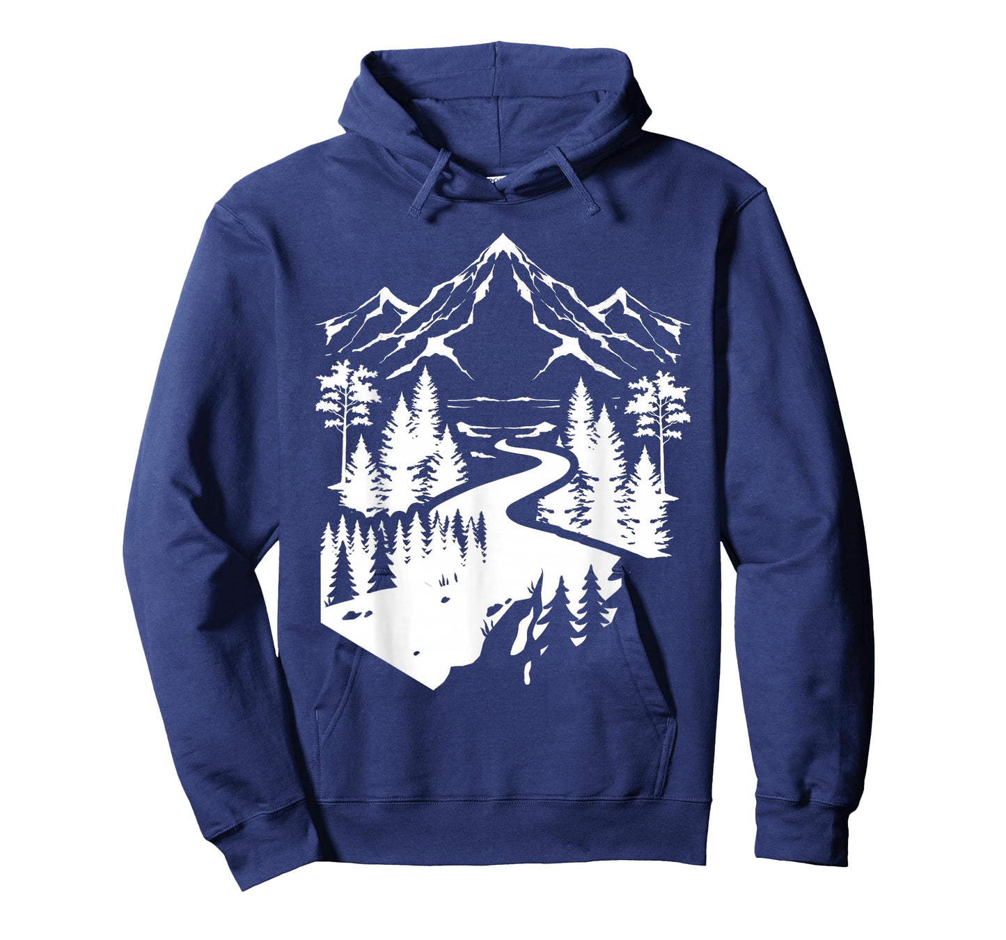 Outdoor Nature Mountain Hiker Forest Path Tree Hiking T-Shirt