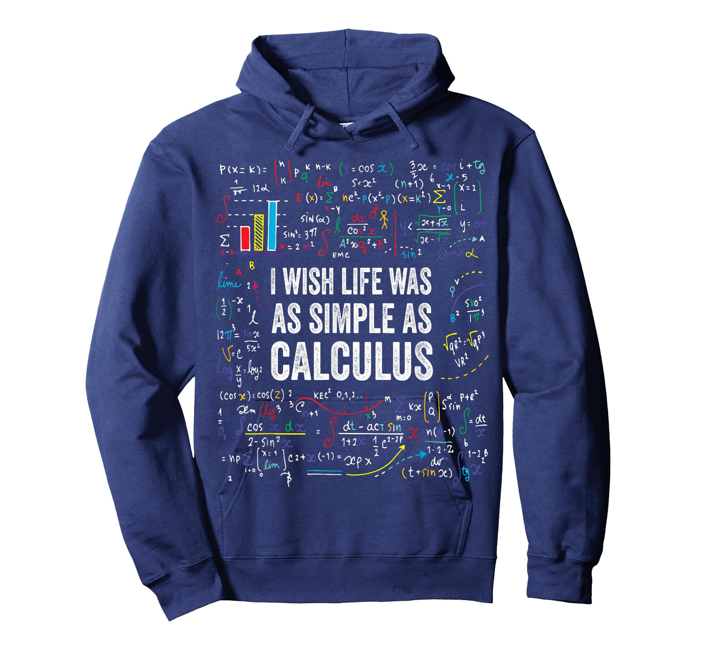 I Wish Life was As Simple As Calculus Funny Math T-Shirt