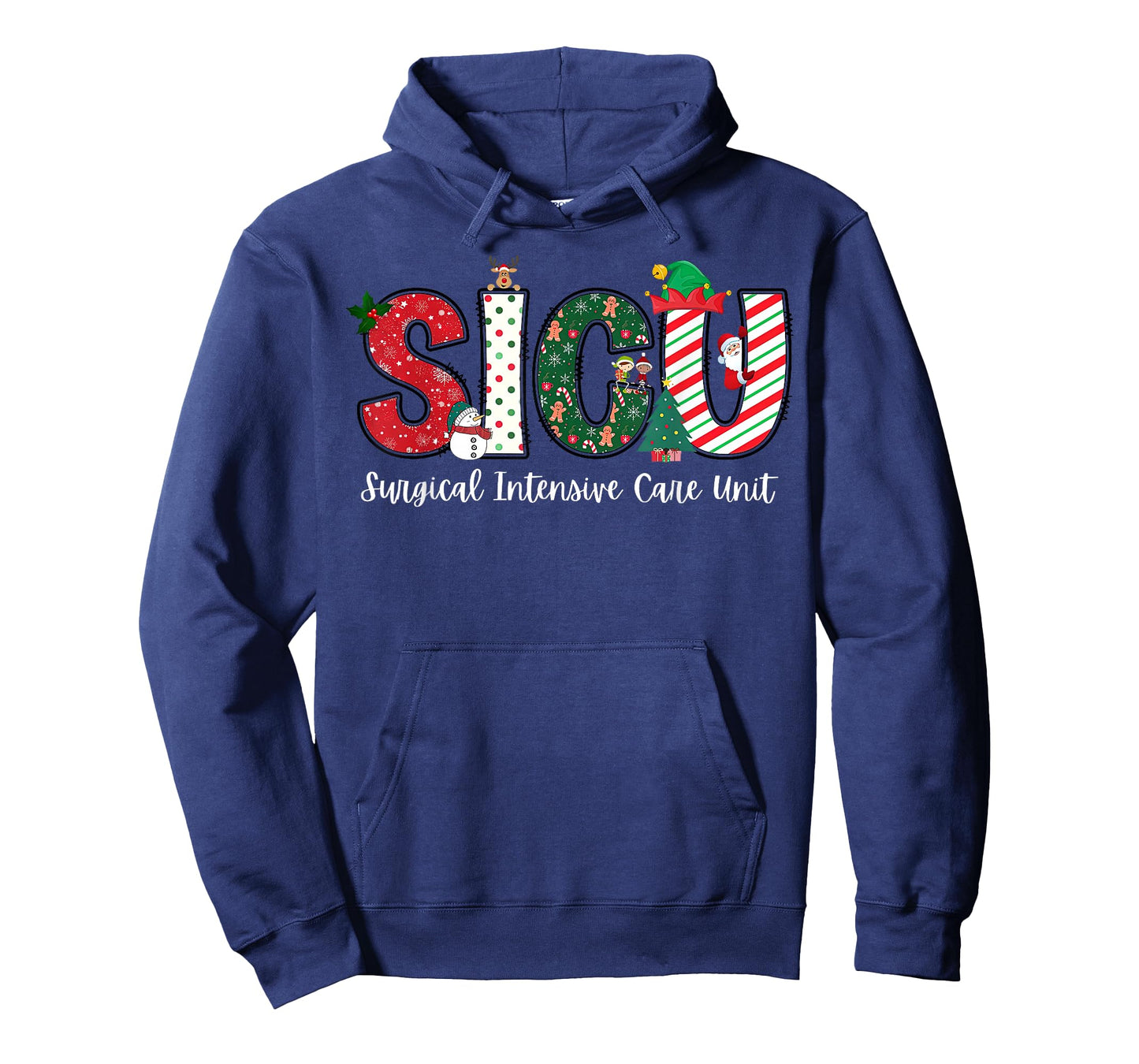 Christmas Surgical Intensive Care Unit SICU Nurse Holiday T-Shirt