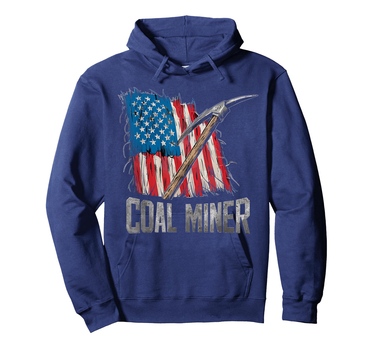 American USA Flag Coal Miner Mining Miners Carbon Coals Mine T-Shirt for Women Men