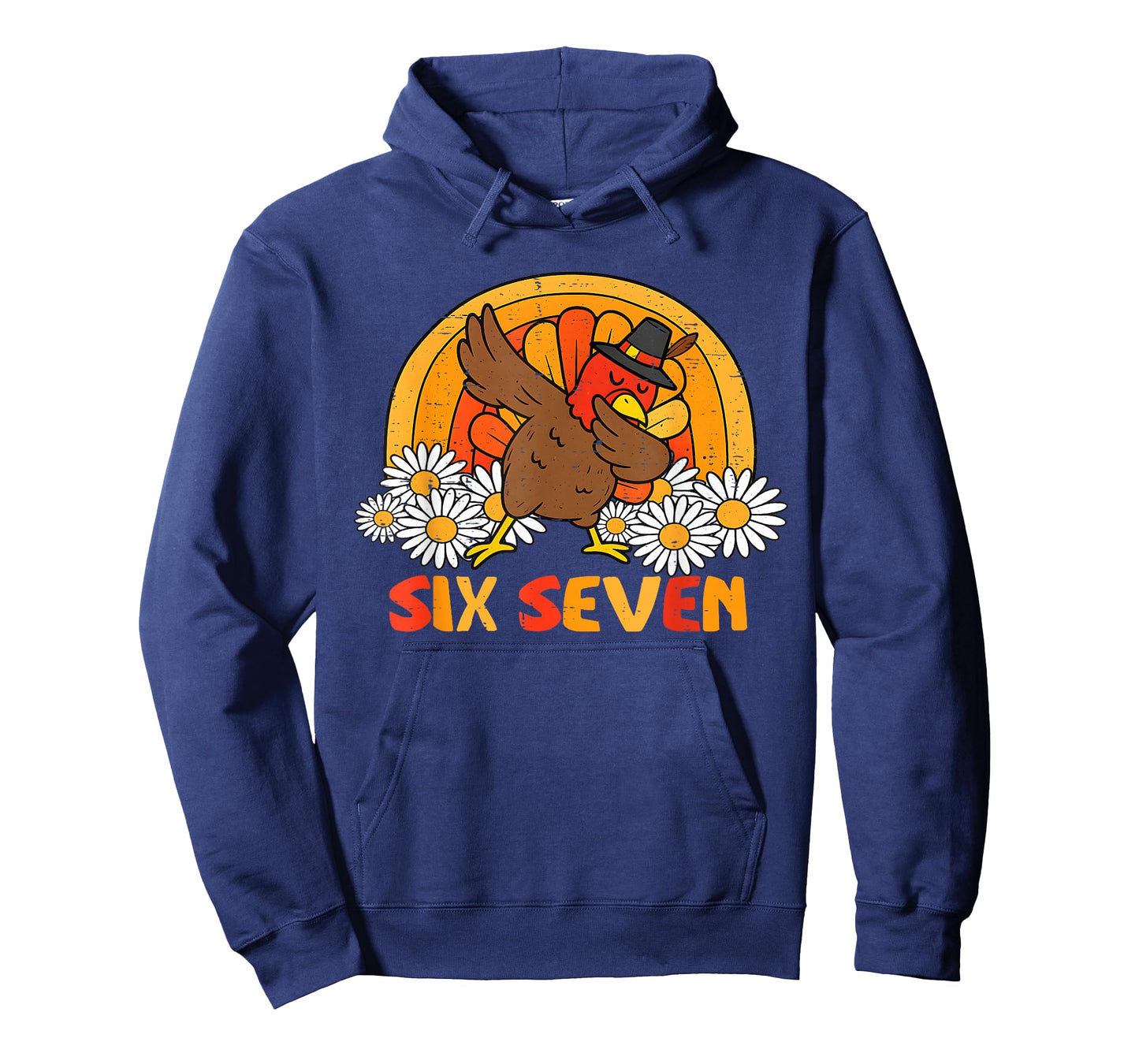 6 7 Six Seven Meme 67 Funny Turkey Dabbing Thanksgiving T-Shirt