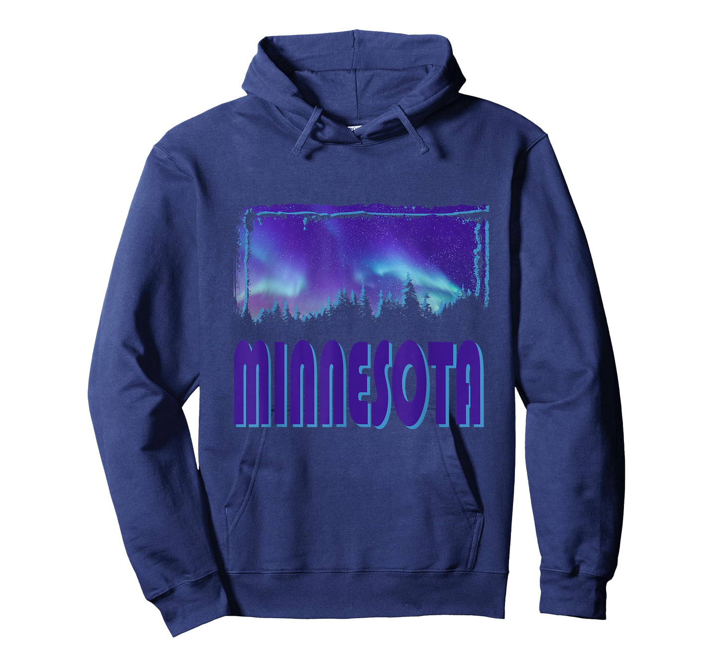 Minnesota - Northern Lights - Aurora Borealis - Night Stars T-Shirt